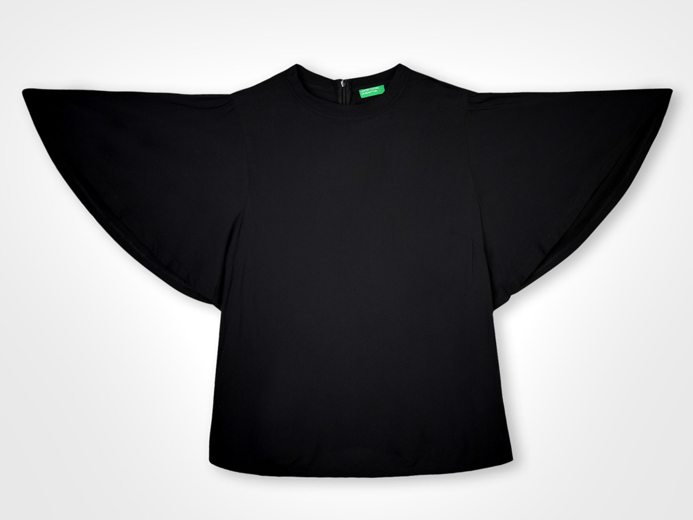 Solid Top with Frill Sleeves image number 7